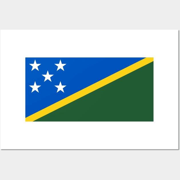 Flag of Solomon Islands Wall Art by COUNTRY FLAGS